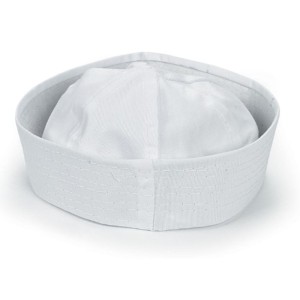 RTD-1371 : White Cotton Sailor Hat for Children at RTD Gifts