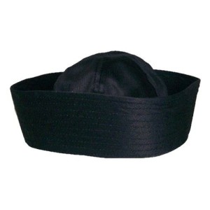 RTD-3730 : Child's Deluxe Sailor Hat Size 56cm Medium - Black at RTD Gifts