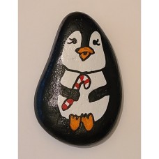 Penguin Painted Rock